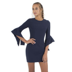 Black Halo Pacific Blue Lorie Mini Dress 12